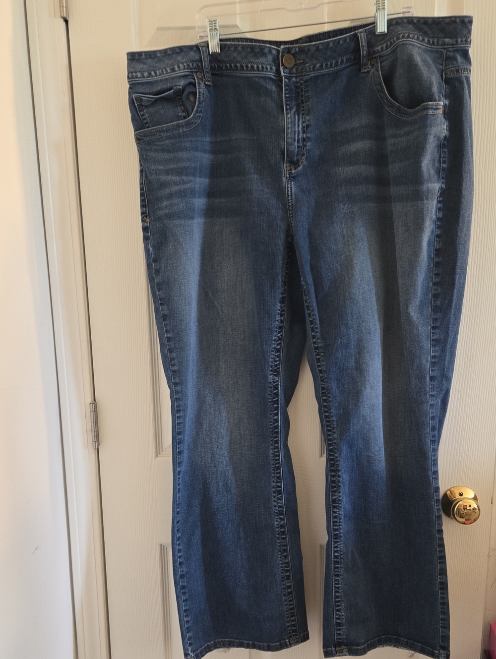 Lane Bryant Medium Blue Bootcut Stretch Jeans